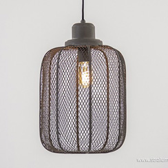 Industriële hanglamp Anjali betonlook