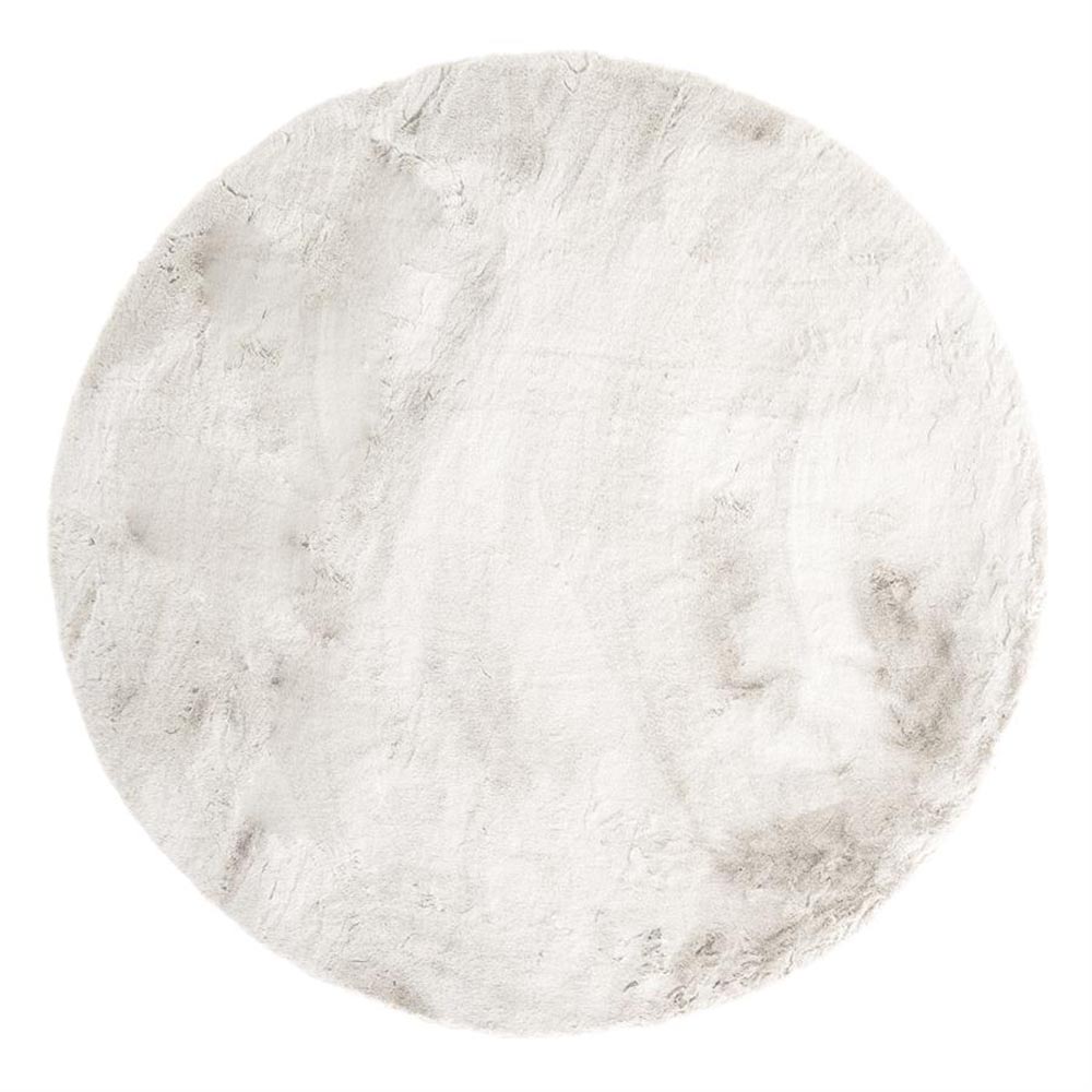 Vloerkleed rond beige Ø200 cm