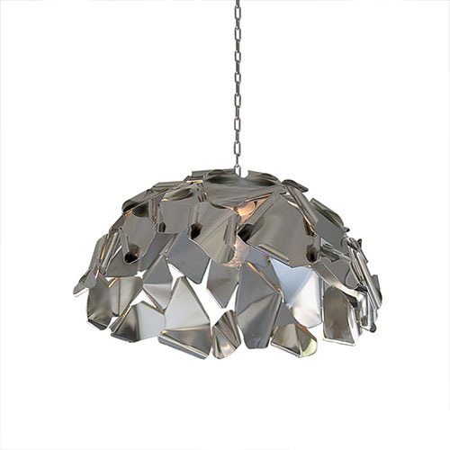 ledematen Miniatuur pomp Hanglamp koepel rvs design | Straluma