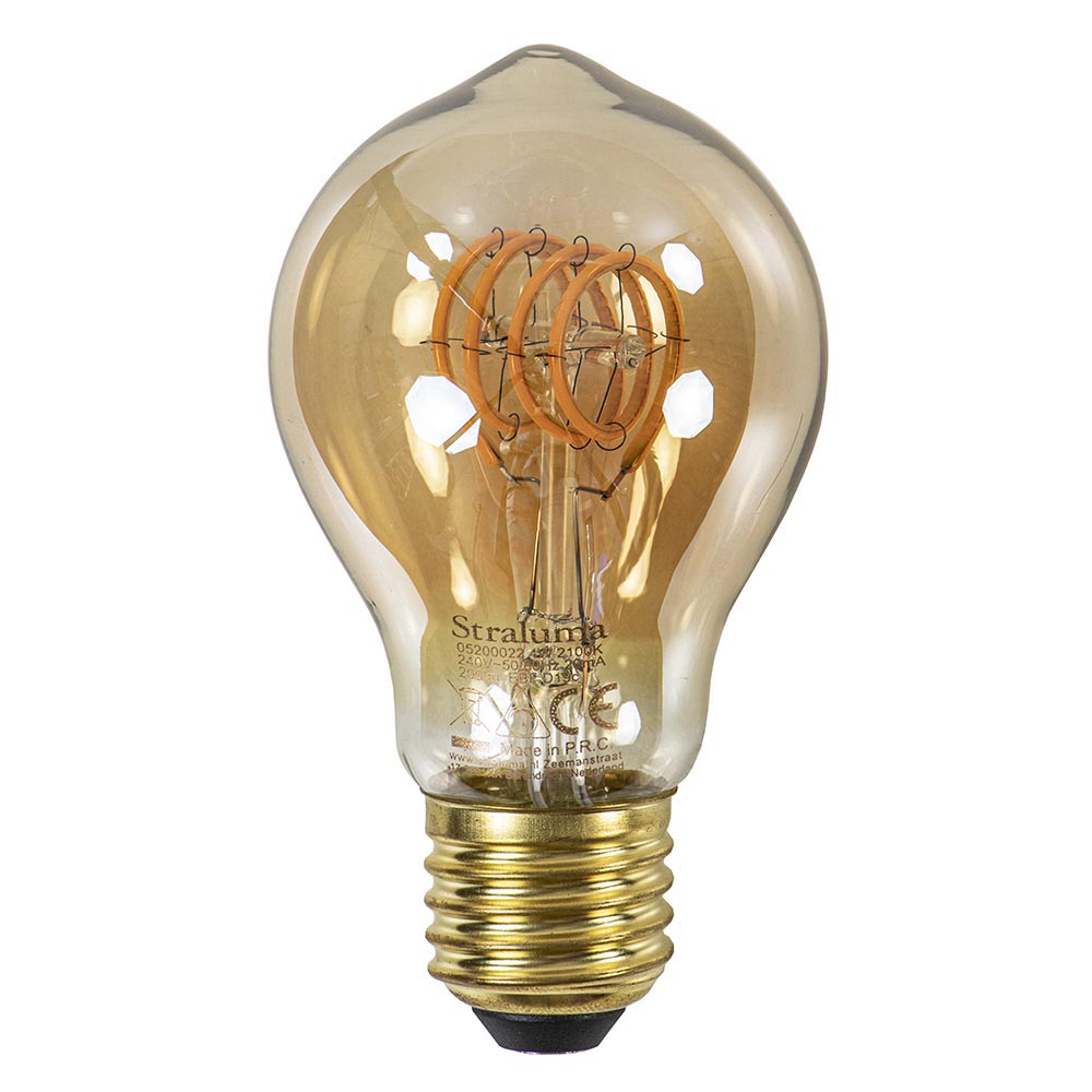 Led 5.5w e27 a60 gold dimbaar