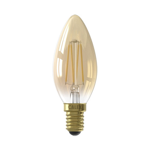 Calex kaars e14 gold 250lm 2100k dimbaar