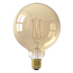 Calex Smart Home E27 Globe LED filament goud G125