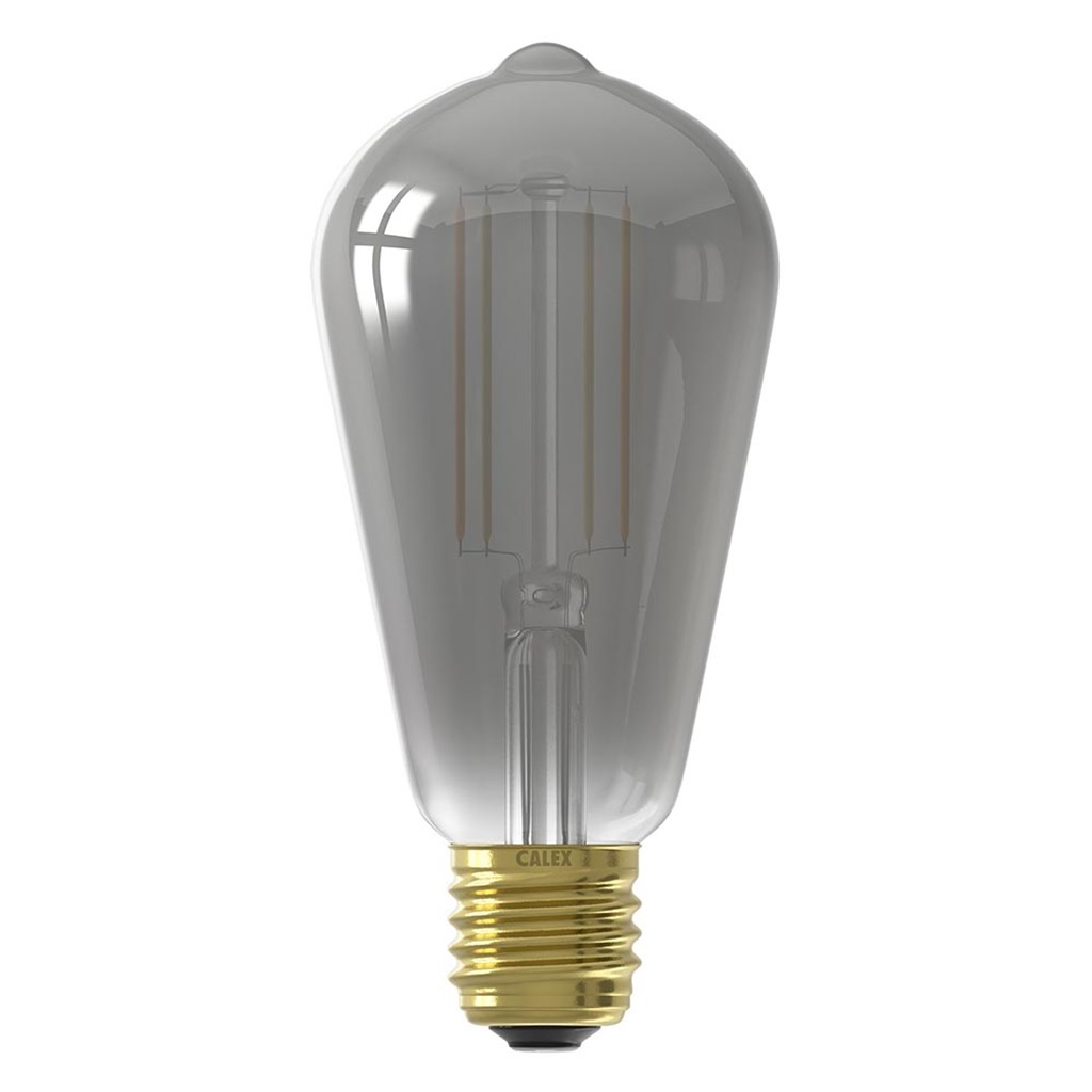kortademigheid Korst Hijgend Calex Smart Home E27 LED filament smoke ST64 | Straluma