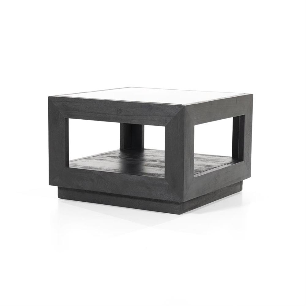 Salontafel Liam 60x60x40 cm - zwart