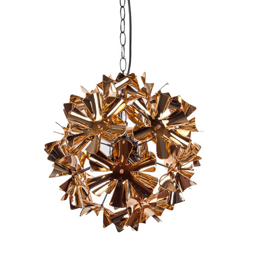 Decoratieve koper hanglamp kle | Straluma