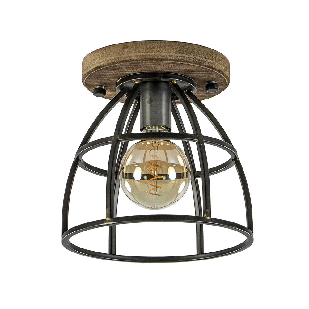 plafondlamp hout