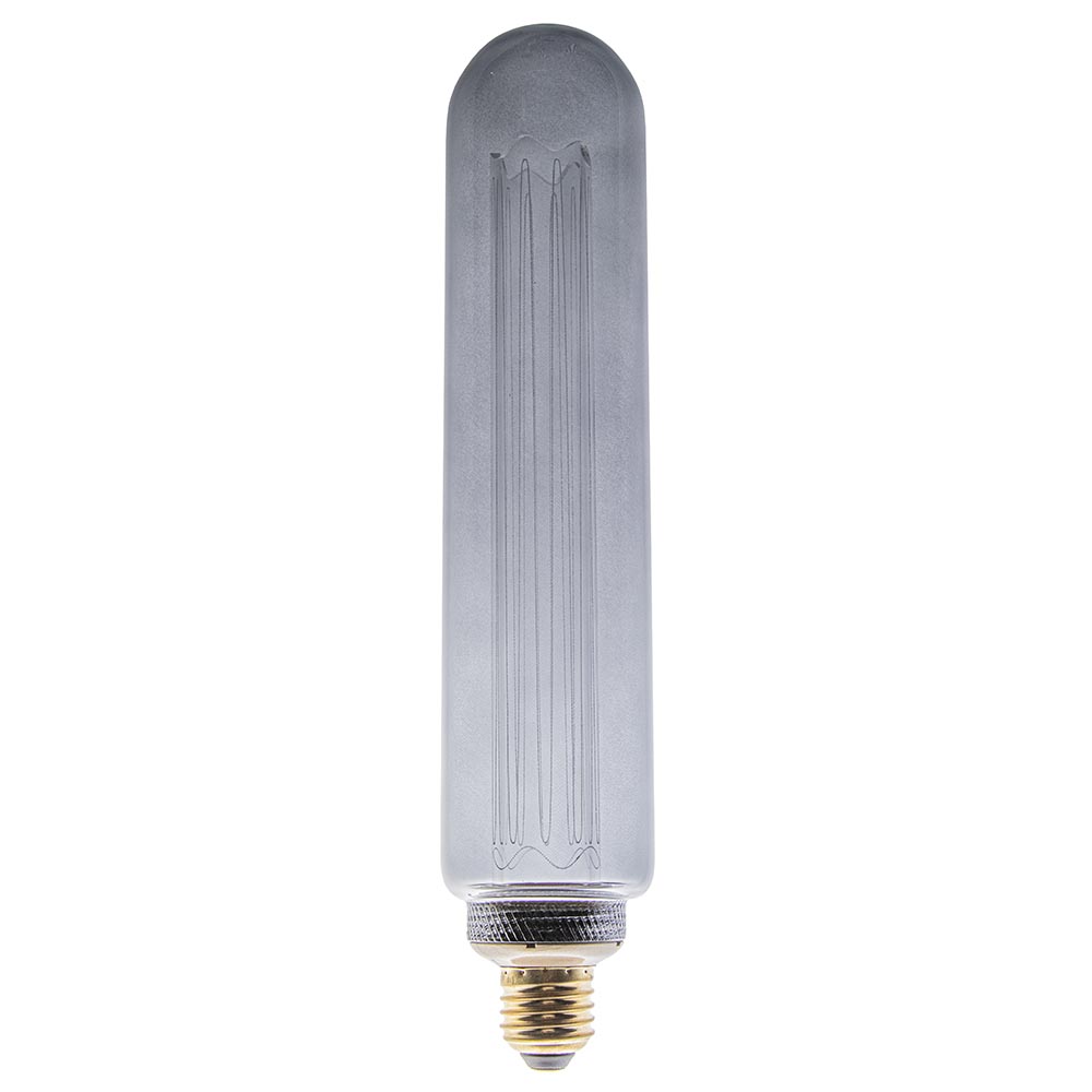 Led 4.3w e27 buis XL smoke 3-st.dim. mem