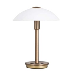 Klassieke tafellamp brons touchdimmer