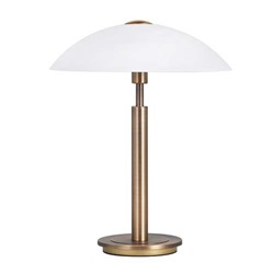 Klassieke tafellamp brons touchdimmer