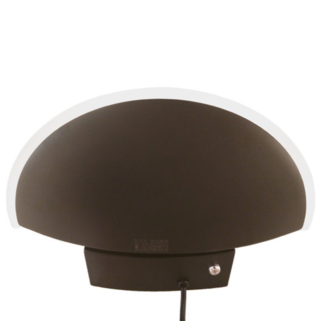 Moderne wandlamp zwart LED uplighter