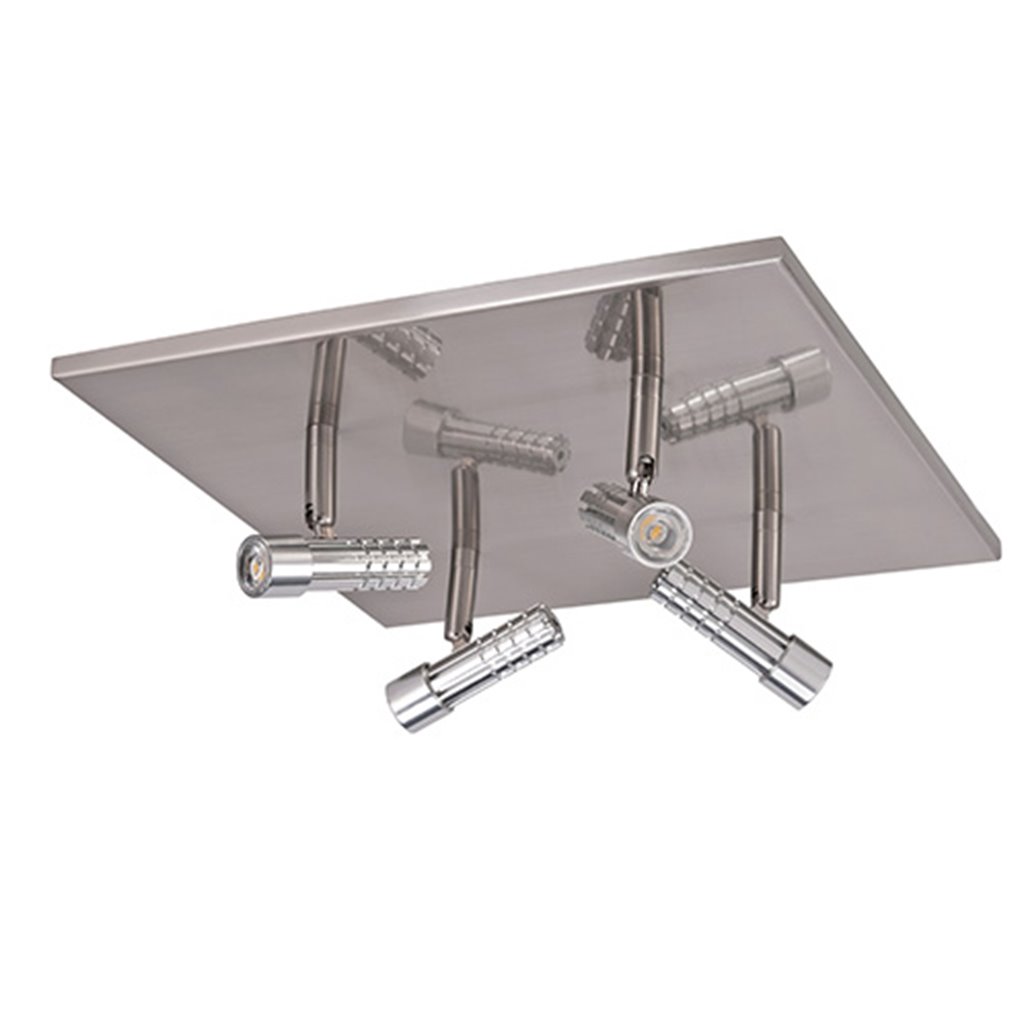 LED plafondlamp met 4 draaibare spots