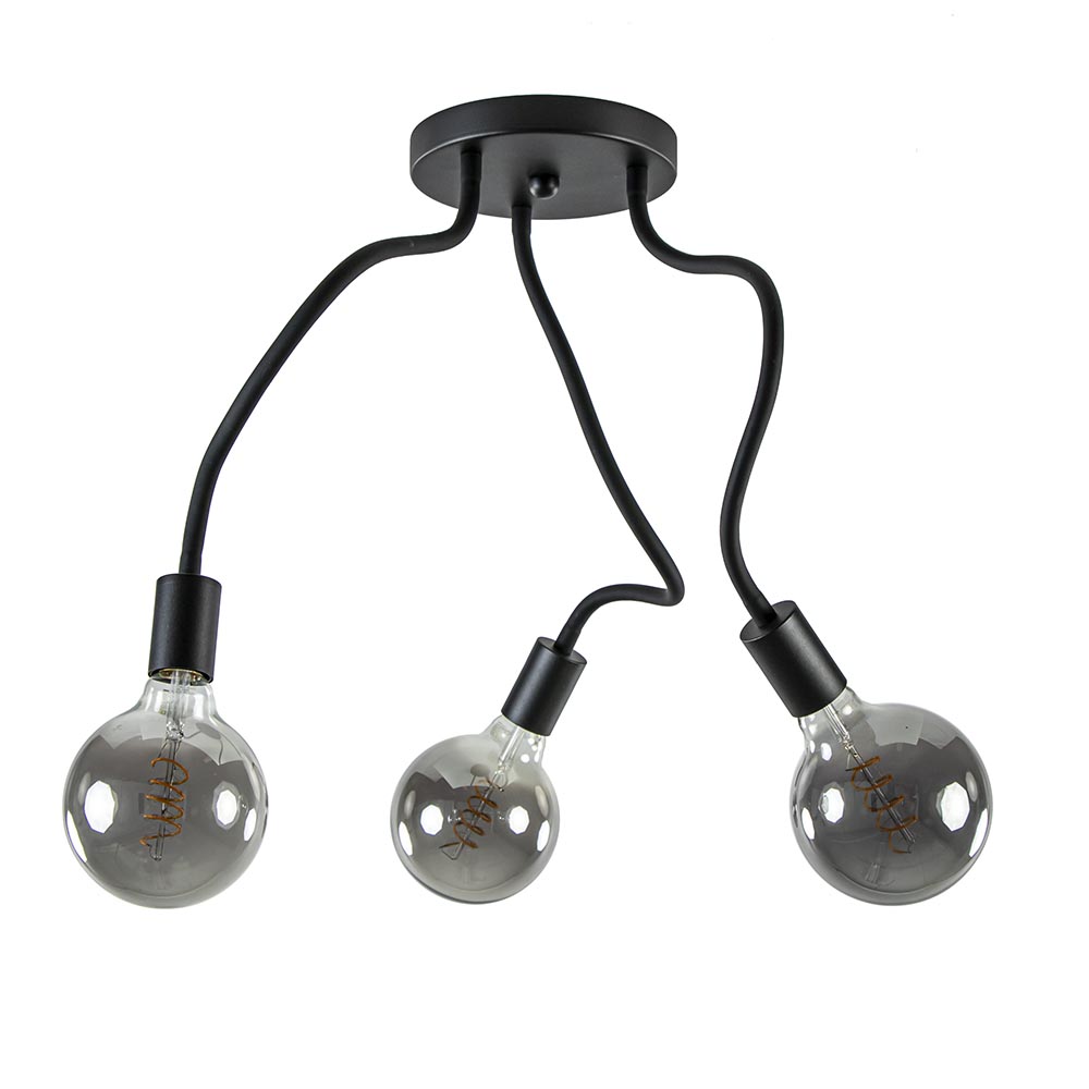 Piepen wanhoop uitrusting Verstelbare plafondlamp 3-lichts met flexibele armen | Straluma