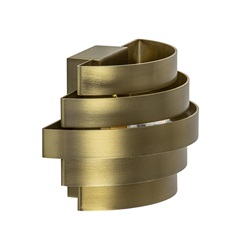 Wandlamp Scudo brass 20cm
