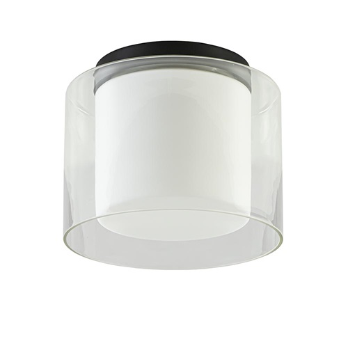 Badkamer plafondlamp helder met opaal glas IP44