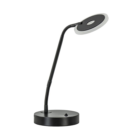 Verstelbare LED tafel/bureaulamp mat zwart dimbaar