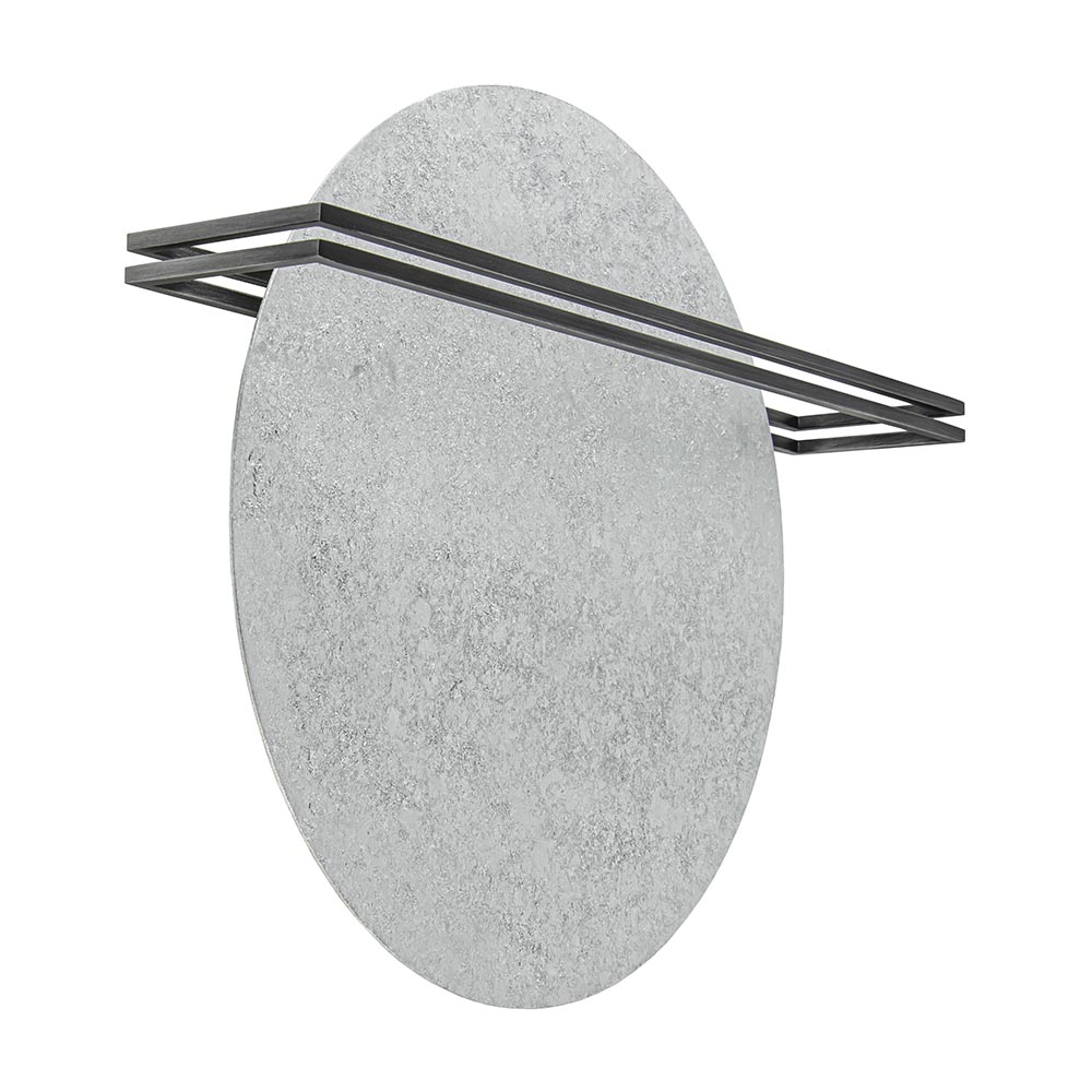 Plafond/wandl. Essenza silver powd/iron