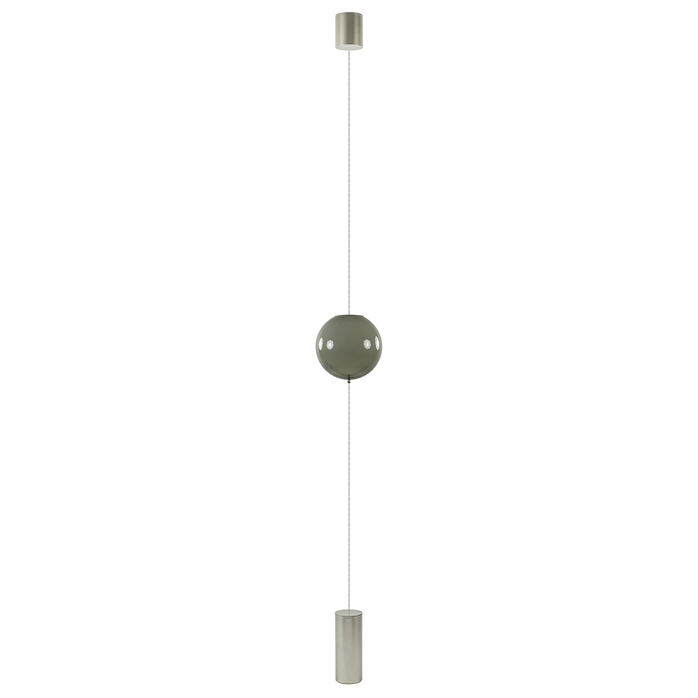 Vloerlamp Bolla smoke steel/gradient