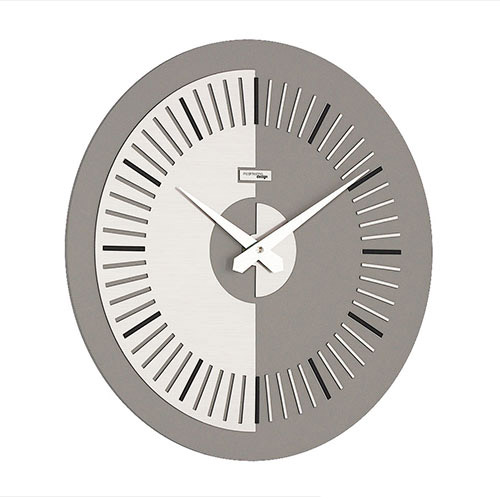 beest Terzijde Heerlijk Moderne klok voor de wand grijs kantoor | Straluma