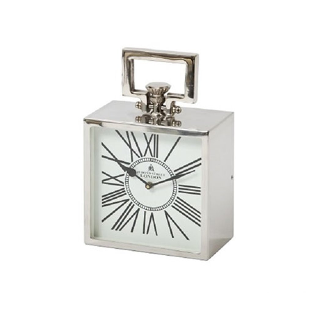 Romantische klok London oud zilver
