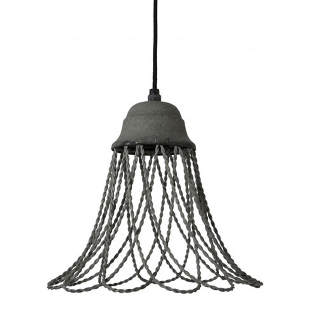 Light & Living hanglamp Beverly beton
