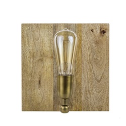 Light & Living wandlamp hout Buxton