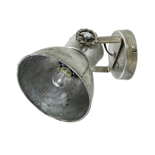 rechtop Jane Austen mannelijk Industriële wandlamp Elay metaal-vintage | Straluma
