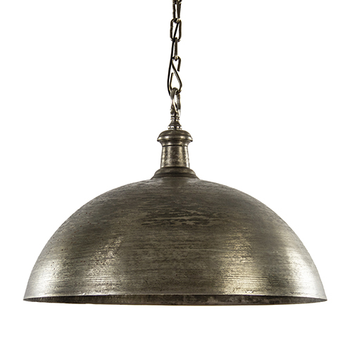 Geschiktheid water in stand houden Koepel hanglamp Demi oud nikkel 70cm | Straluma