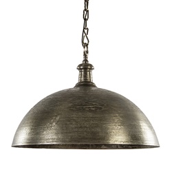 Koepel hanglamp Demi oud nikkel 70cm