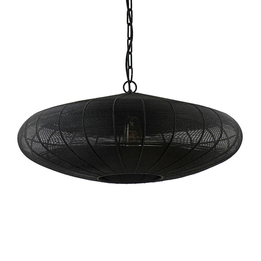 Grote Light and Living hanglamp Bahoto mat zwart
