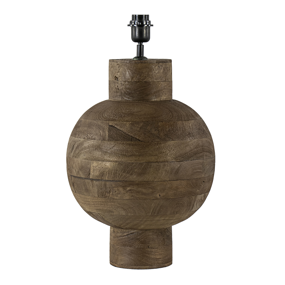 Grote Light and Living lampvoet Barumi hout