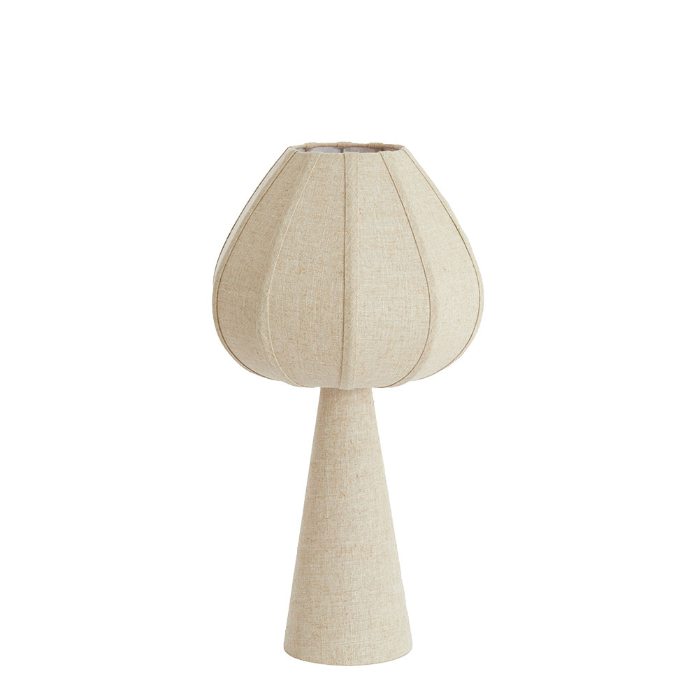 Grote Sorella tafellamp in linen naturel
