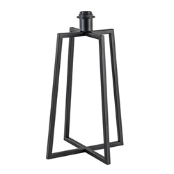 Moderne tafellamp zwart frame excl. kap
