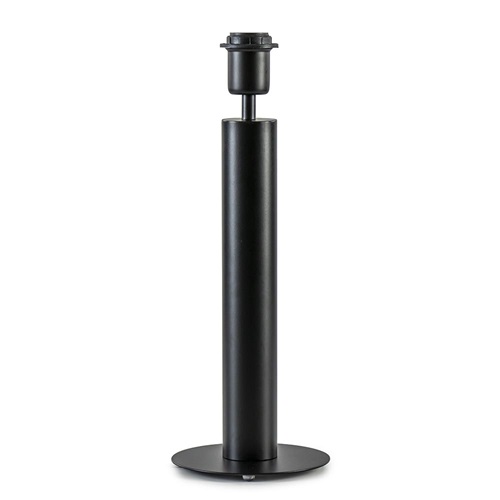 Moderne lampvoet cilinder mat zwart excl kap