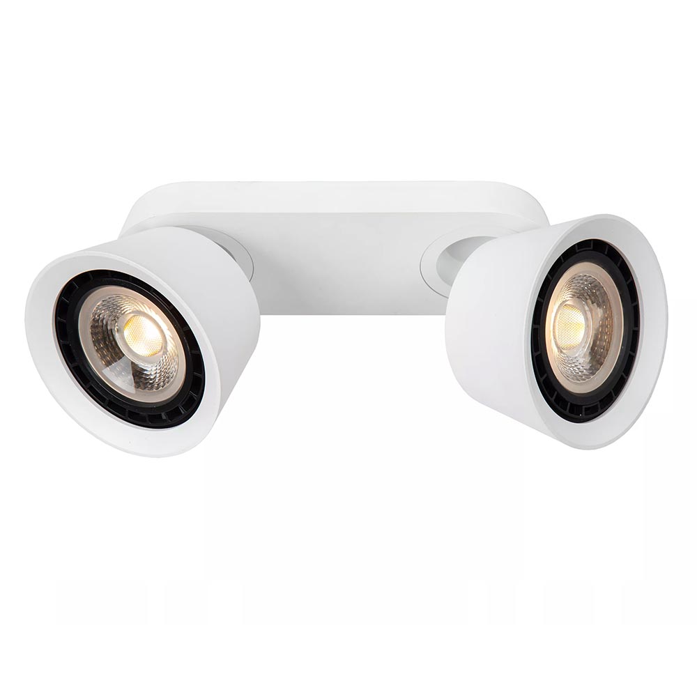 2-Lichts opbouwspot wit GU10-ES111 verstelbaar