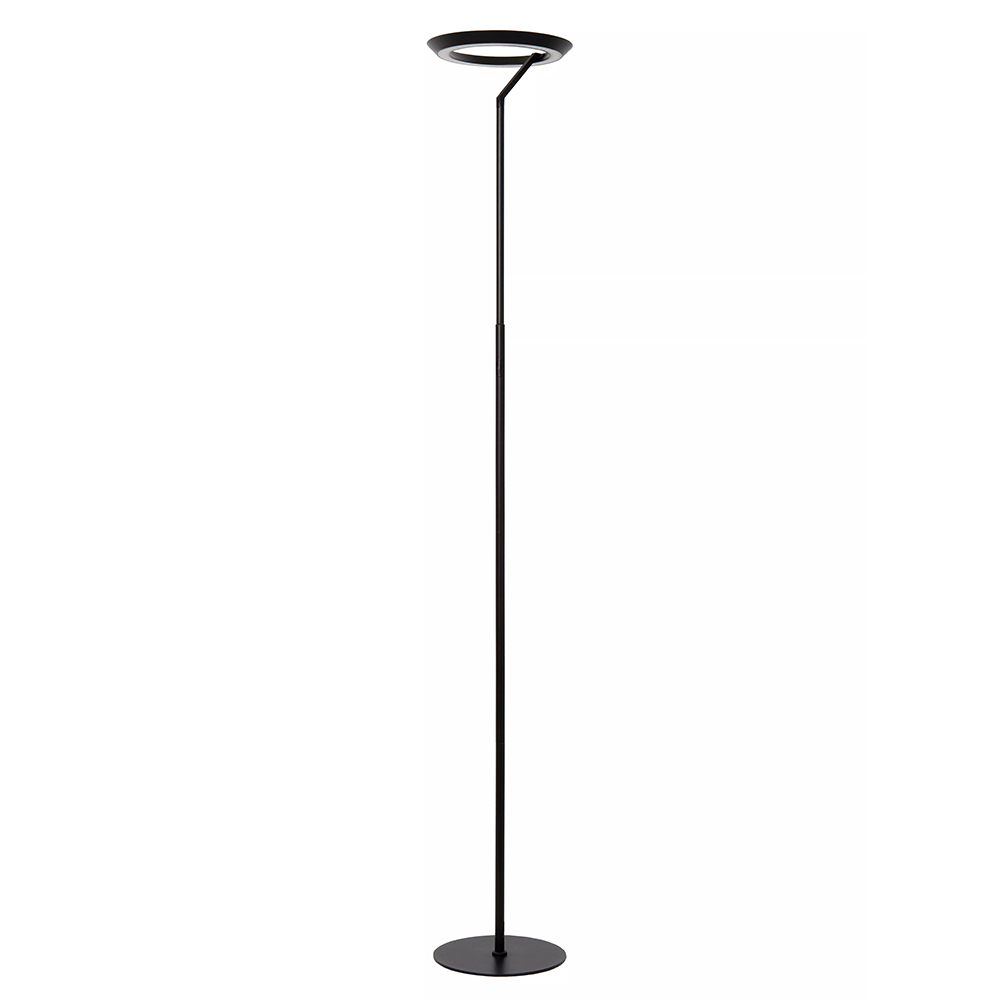 Dimbare LED vloerlamp mat zwart up+down