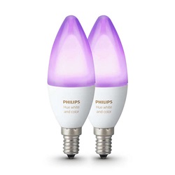 Philips Hue white and color ambiance E14 lamp 2-pack