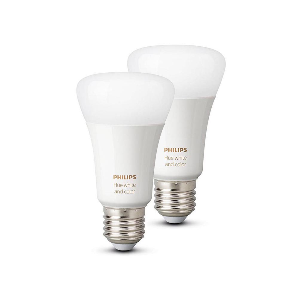 Verminderen Ciro Lunch Philips Hue e27 2-pack color ambiance | Straluma