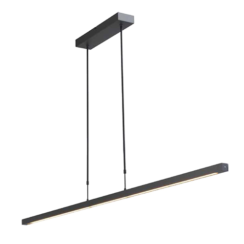 Hanglamp balk zwart 160cm up+down Straluma