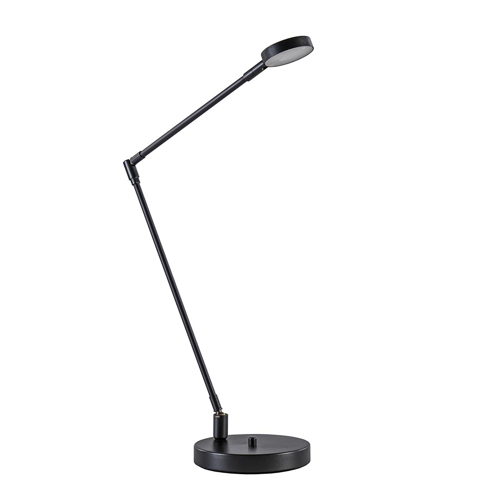 Noord Amerika Ontslag Onhandig Moderne bureaulamp zwart staal met dimbaar LED | Straluma