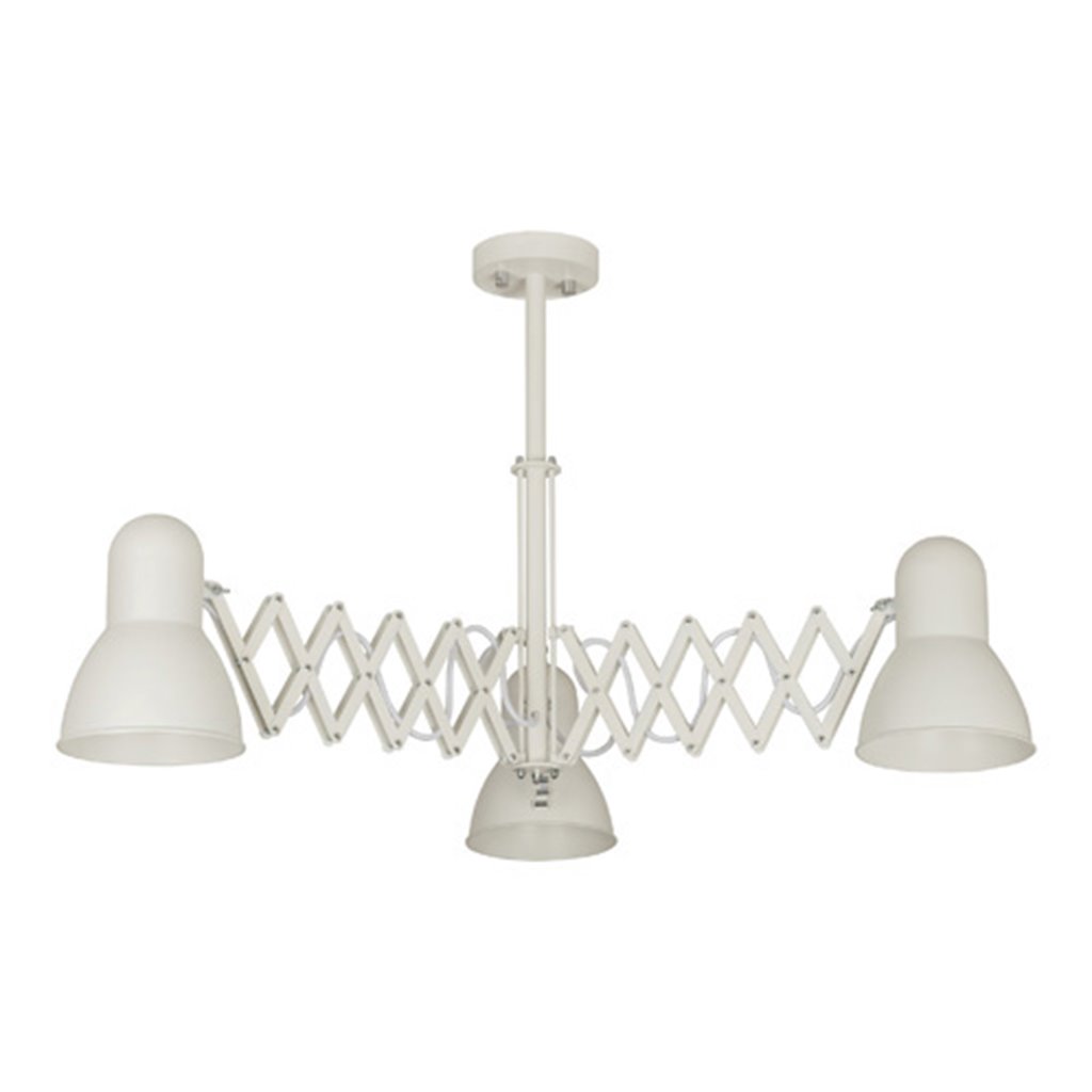 Harmonica plafondlamp wit verstelbaar