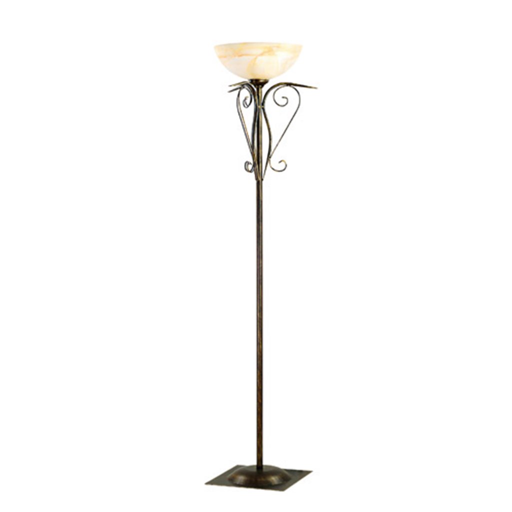 Klassieke staande lamp - uplighter glas