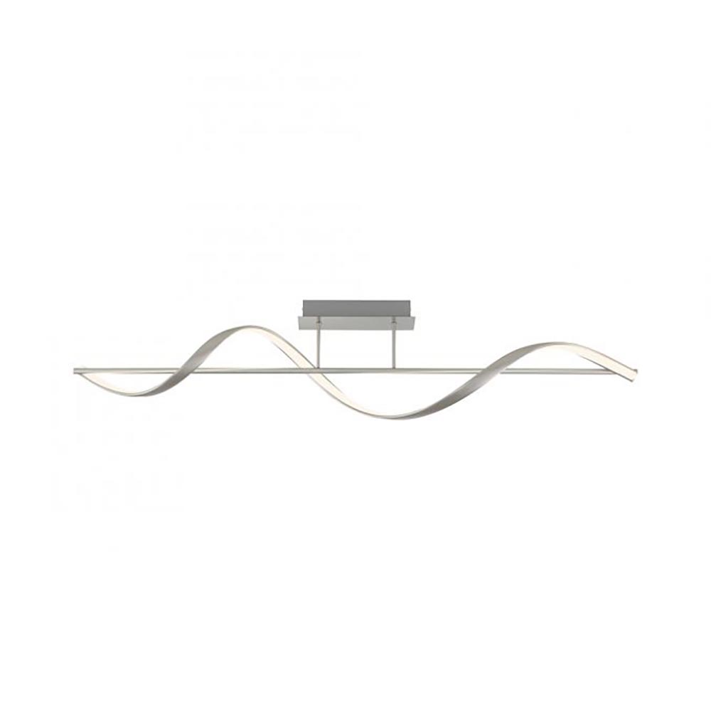 Smart plafondlamp LED spiraal staal
