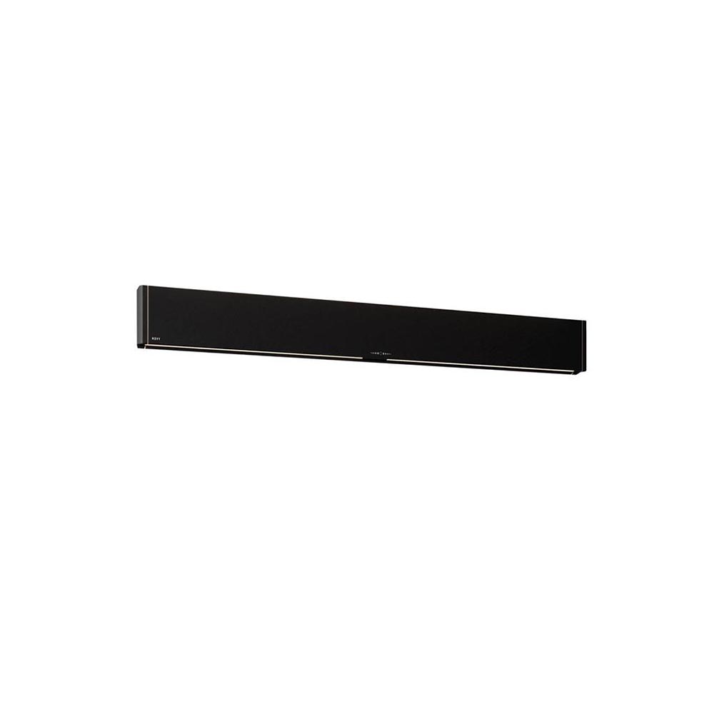 Design LED wandlamp zwart met Gesture Control 90 cm