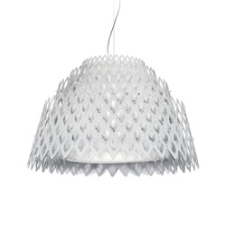 Design hanglamp wit groot 79 cm