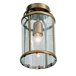 Plafondlamp Pimpernel brons/Glas
