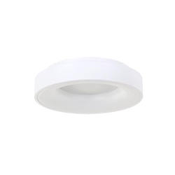 Moderne plafondlamp wit met geïntegreerd LED