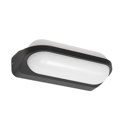 Aluminium buitenlamp zwart inclusief LED