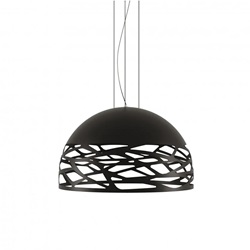 Hanglamp Kelly Dome zwart 60cm