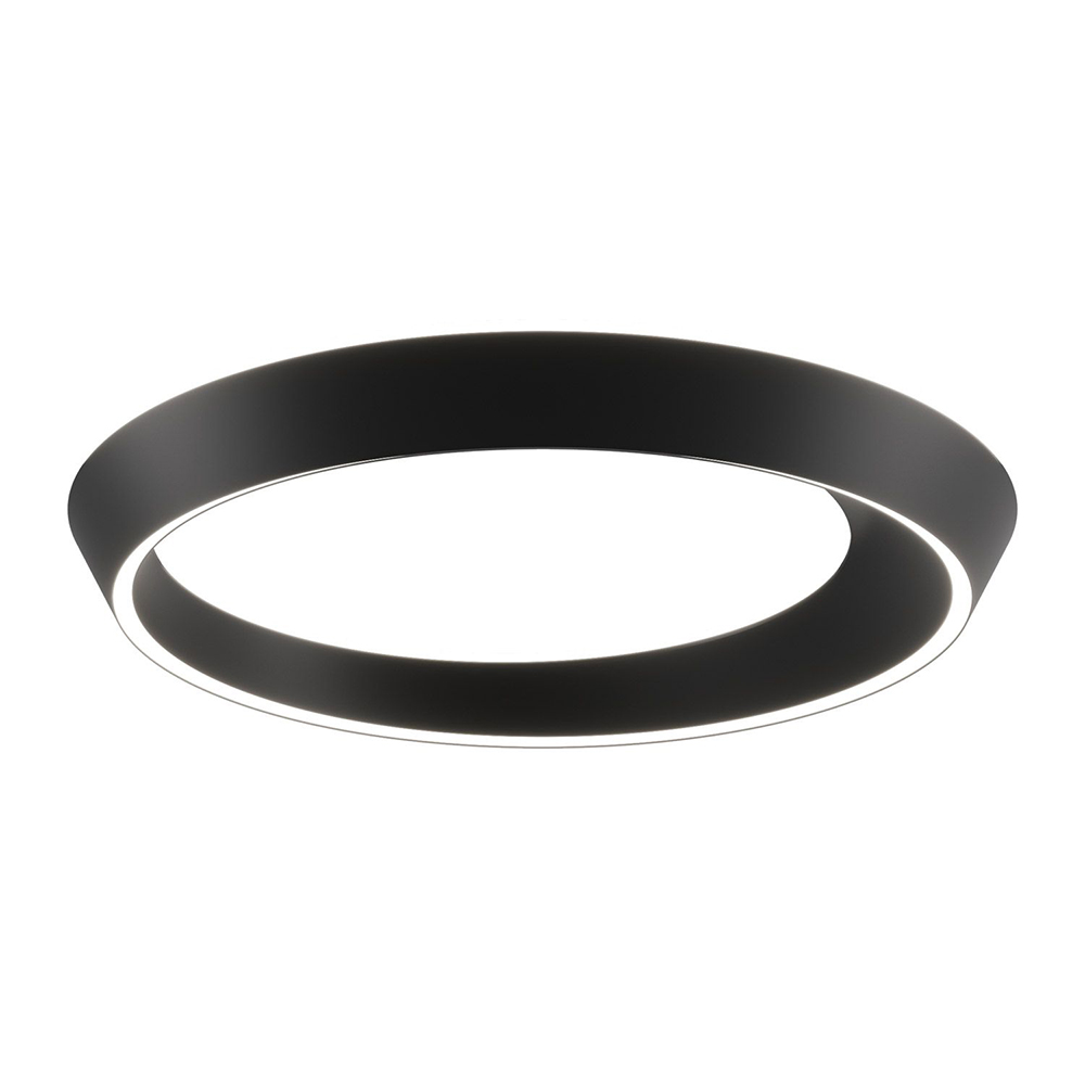 LED plafondlamp Tidal mat zwart