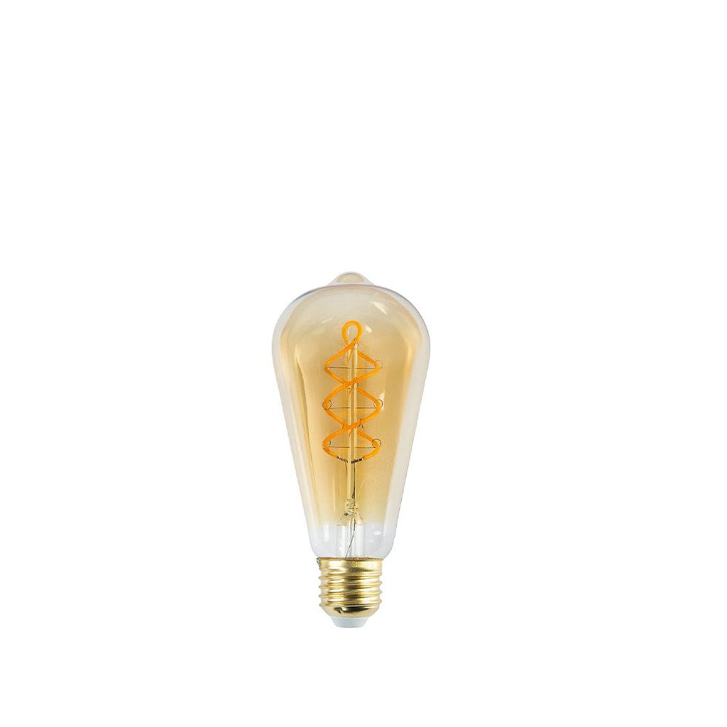 Led peer e27 st64 amber 2100k 450lm dimbaar
